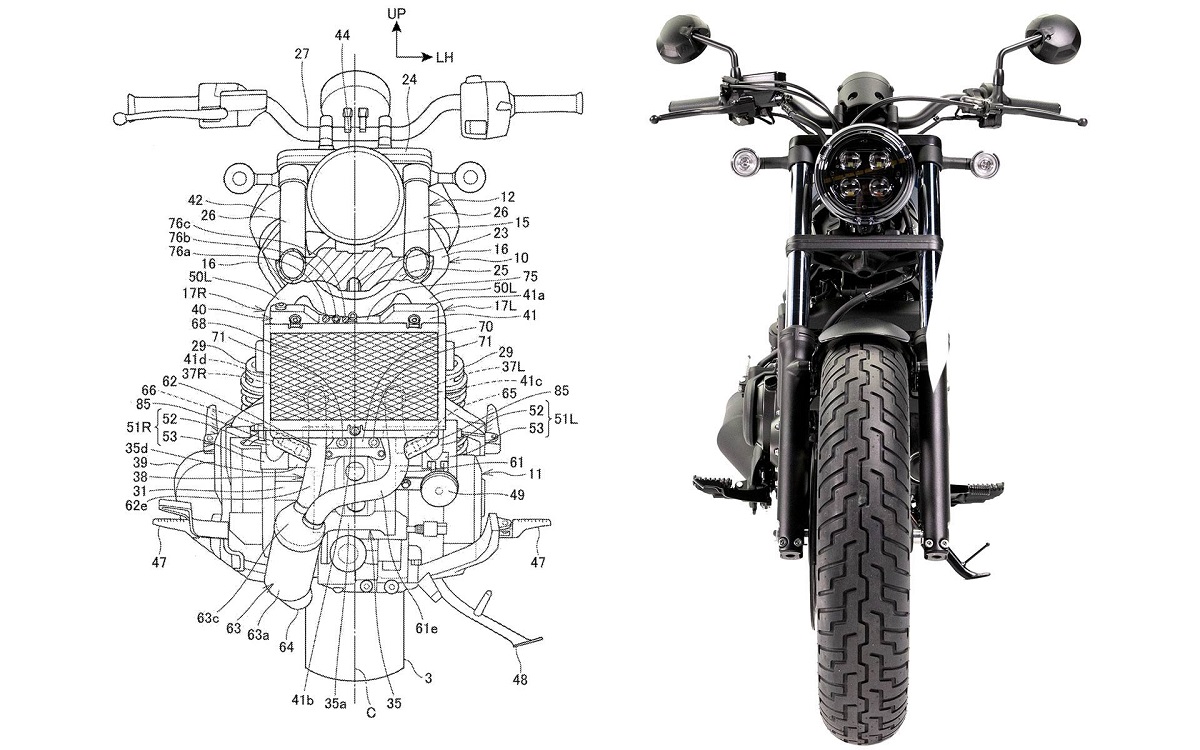 2021 Honda Rebel 1100 patent image